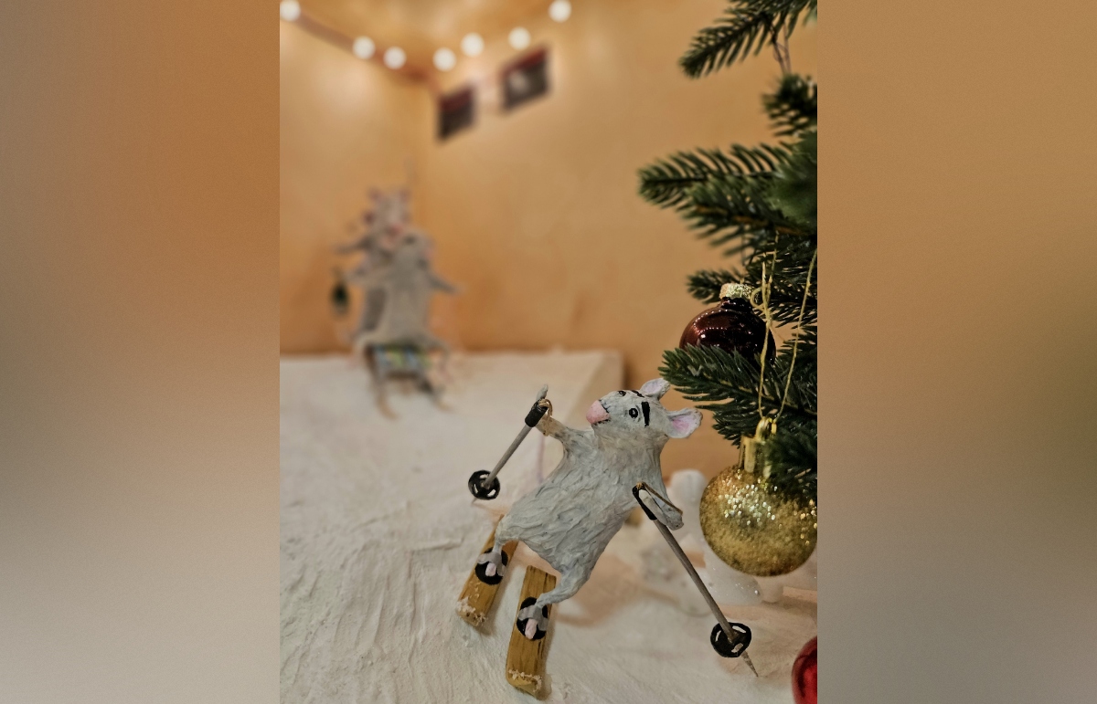 В Твери появился новогодний арт-объект с мышами от Кати ХБ Фото: 
Катерина Крутилова