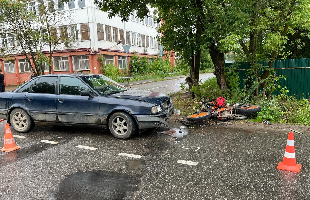 Ребенок на мотоцикле пострадал в Кимрах - новости Афанасий