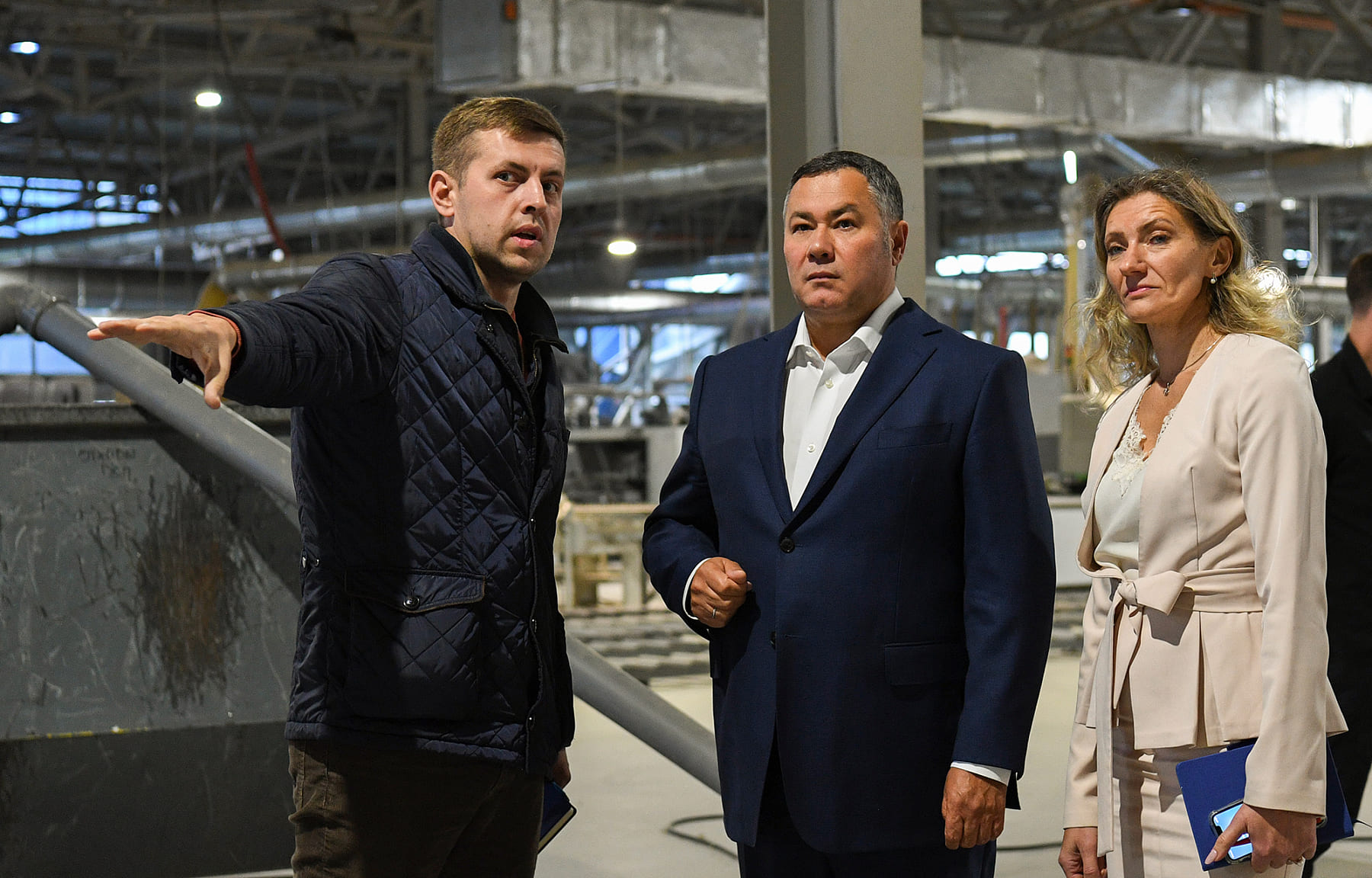 Губернатор Игорь Руденя провёл инспекционную поездку по предприятиям Торопецкого округа 