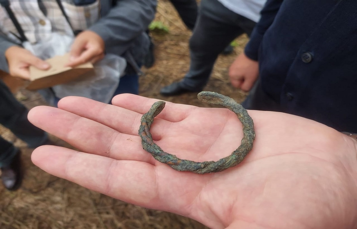 На раскопках у реки Холынка в Ржеве нашли медный браслет XIV века - новости Афанасий