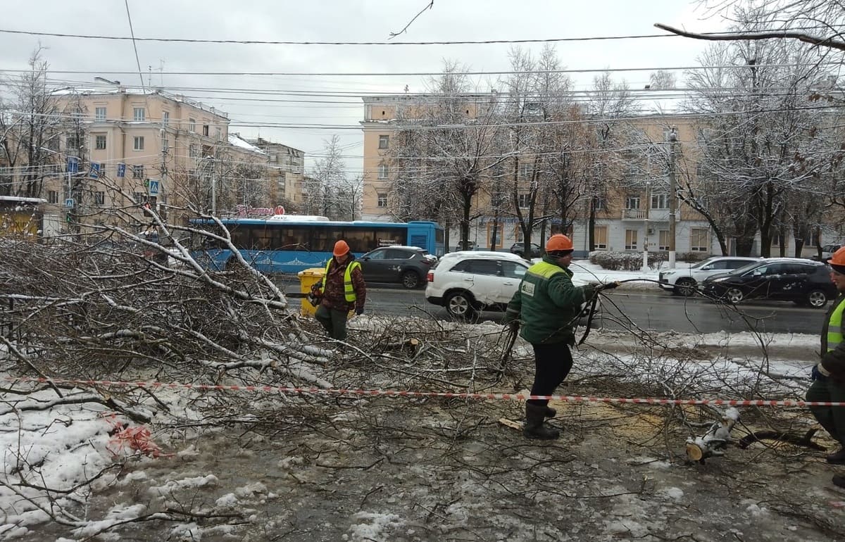 В Твери продолжается расчистка и обработка дорог Фото: администрация Твери