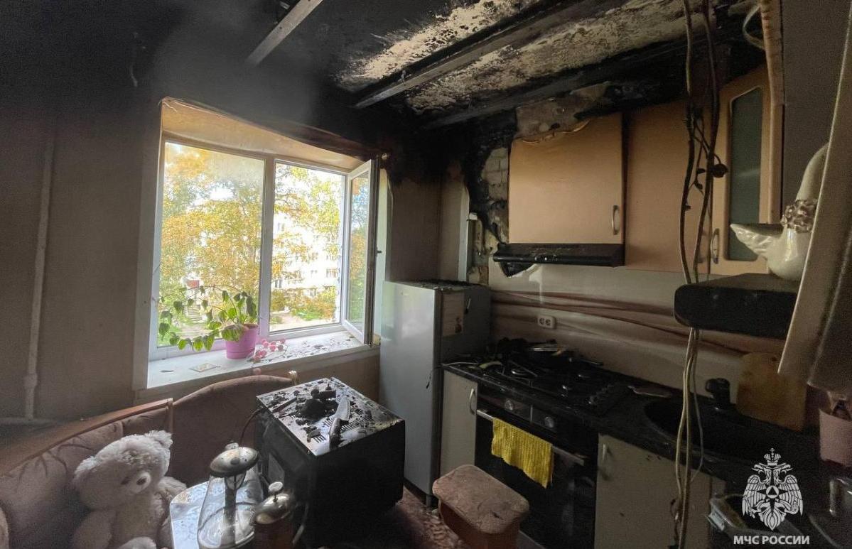 В Кимрах из-за неисправного электроприбора сгорела кухня в квартире - новости Афанасий