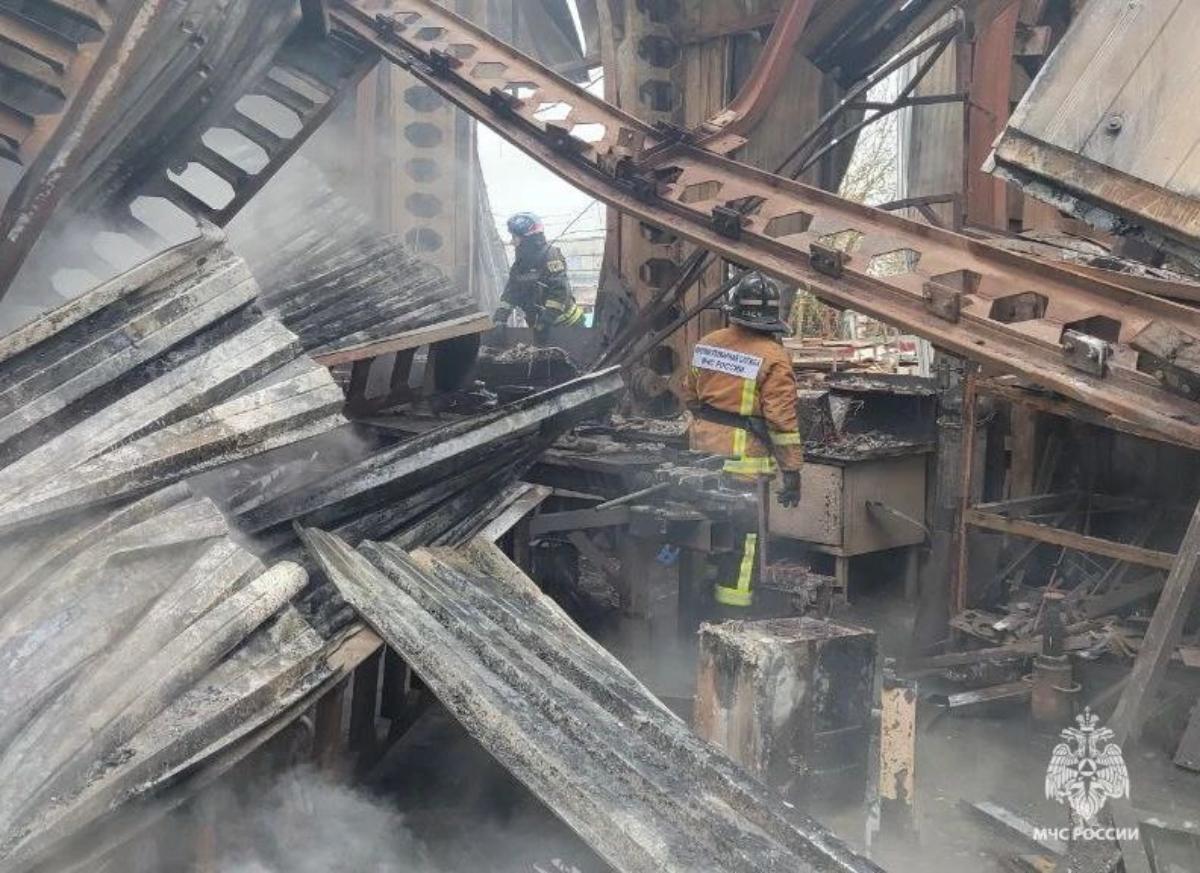 Крупный пожар в деревне под Тверью ликвидирован Фото: МЧС