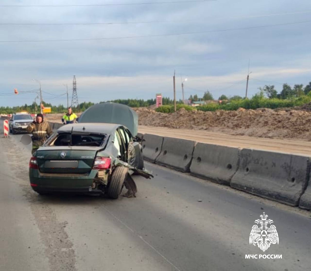 Устроивший смертельное ДТП на М9 водитель был пьян Фото: ГУ МЧС по Тверской области