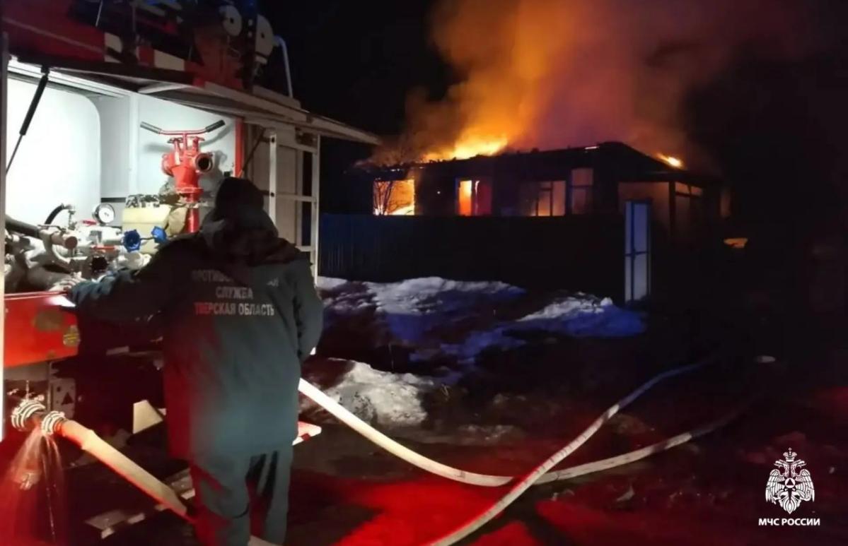 На пожаре в Андреаполе погиб мужчина - новости Афанасий