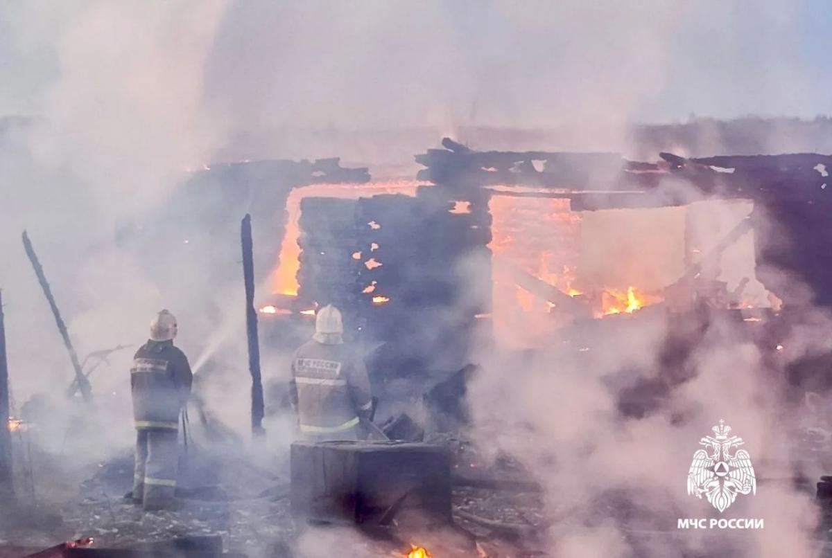 Ночью в Весьегонском округе при пожаре погиб мужчина Фото: МЧС
