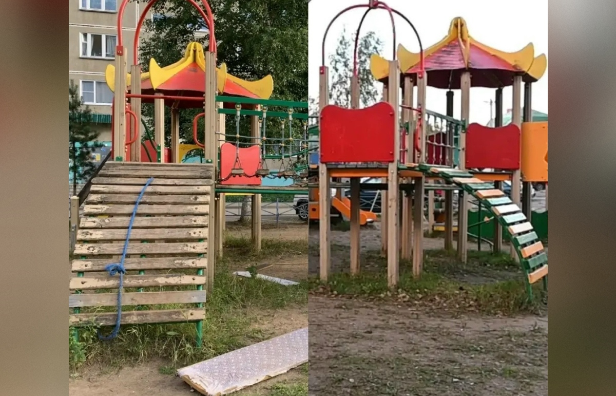 В Удомле отремонтировали детскую площадку и скейт-парк - новости Афанасий