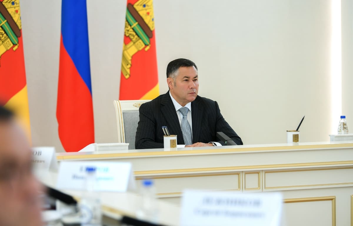 Губернатор Игорь Руденя поставил задачи по развитию инвестиционной активности в Тверской области Фото: правительство Тверской области