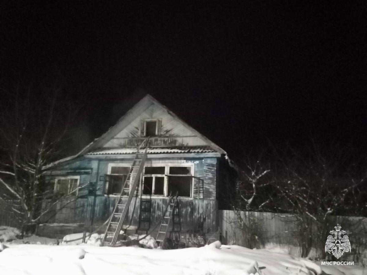 На пожаре в Вышневолоцком округе погиб мужчина Фото: МЧС
