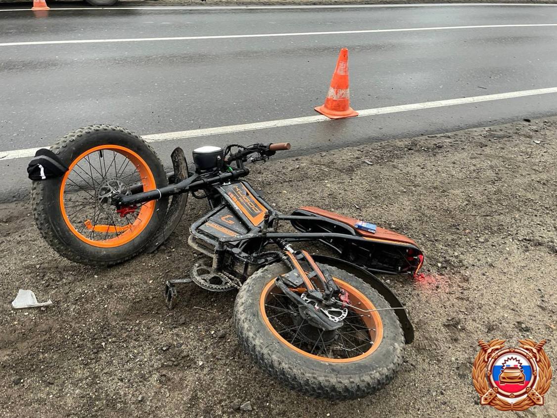 Велосипедист получил травмы в ДТП под Кимрами Фото: Управление Госавтоинспекции по Тверской области