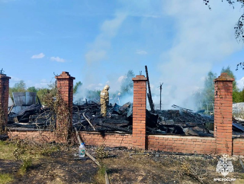Ребенок погиб на пожаре в Тверской области Фото: ГУ МЧС по Тверской области