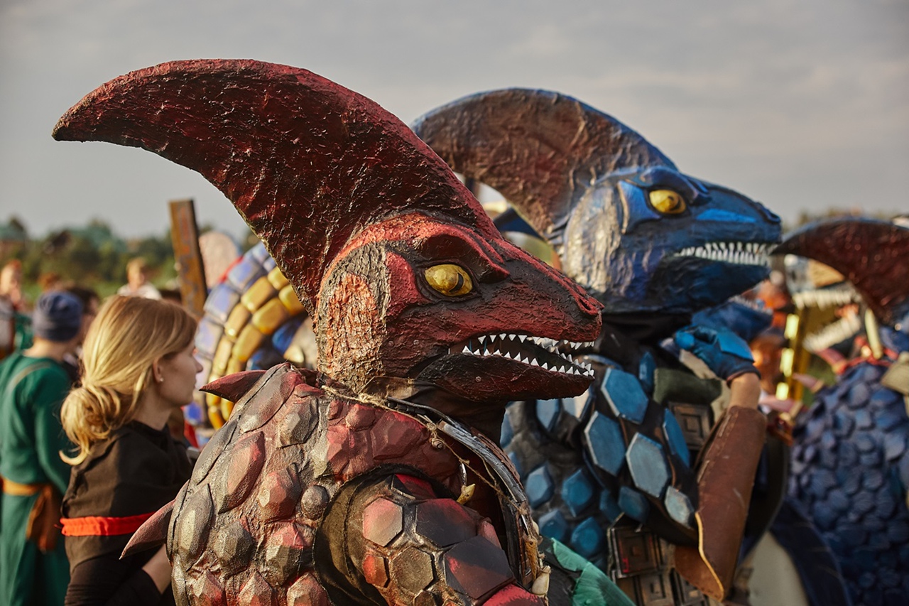 В сказку попали. Орки, дварфы, эльфы, армии Хаоса, скавены, ящеролюды и другие народы Вархаммера собрались под Тверью 