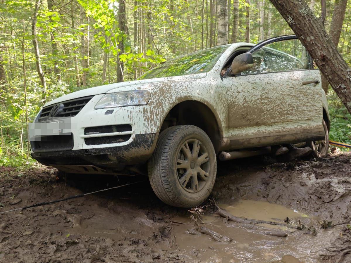 Волонтерам во время поисков в Тверской области потребовалась помощь спасателей Фото: ГКУ МО «Мособлпожспас»