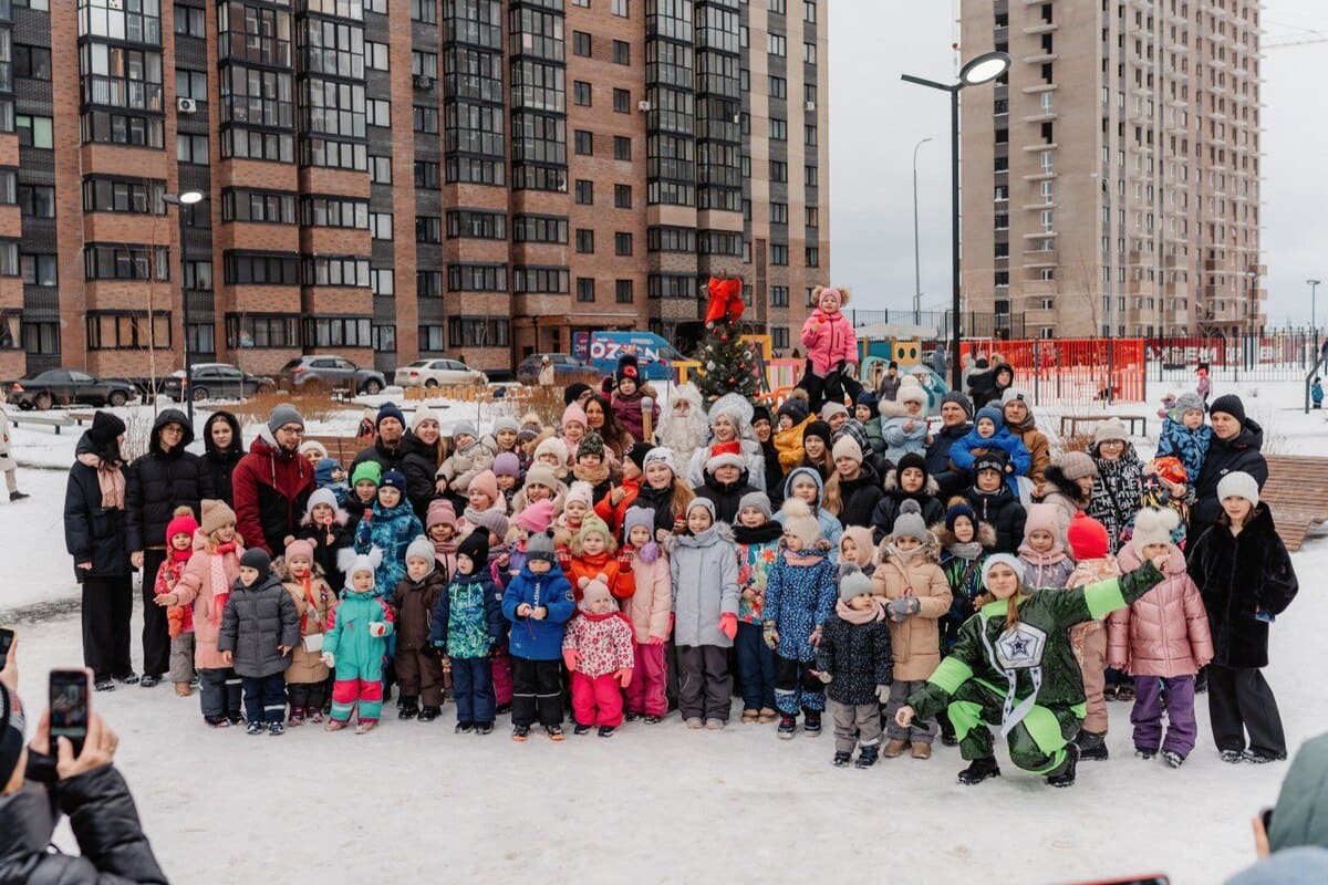 Когда двор становится сказкой: как в кварталах «Нового Города» создавали новогоднее настроение 