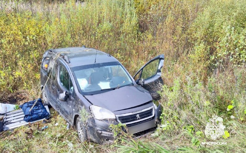ДТП с пострадавшим произошло под Весьегонском Фото: ГУ МЧС по Тверской области