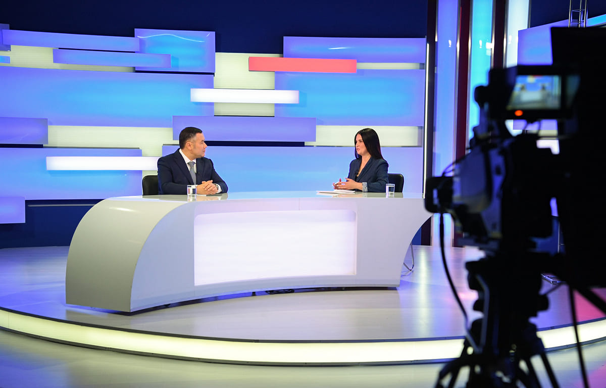 Губернатор Игорь Руденя ответит на актуальные вопросы в прямом эфире телеканала «Россия 24» Тверь - новости Афанасий