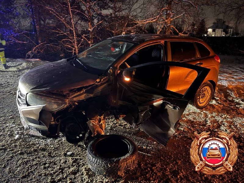 Двое взрослых и ребенок пострадали в ДТП под Тверью  Фото: Госавтоинспекция Тверской области