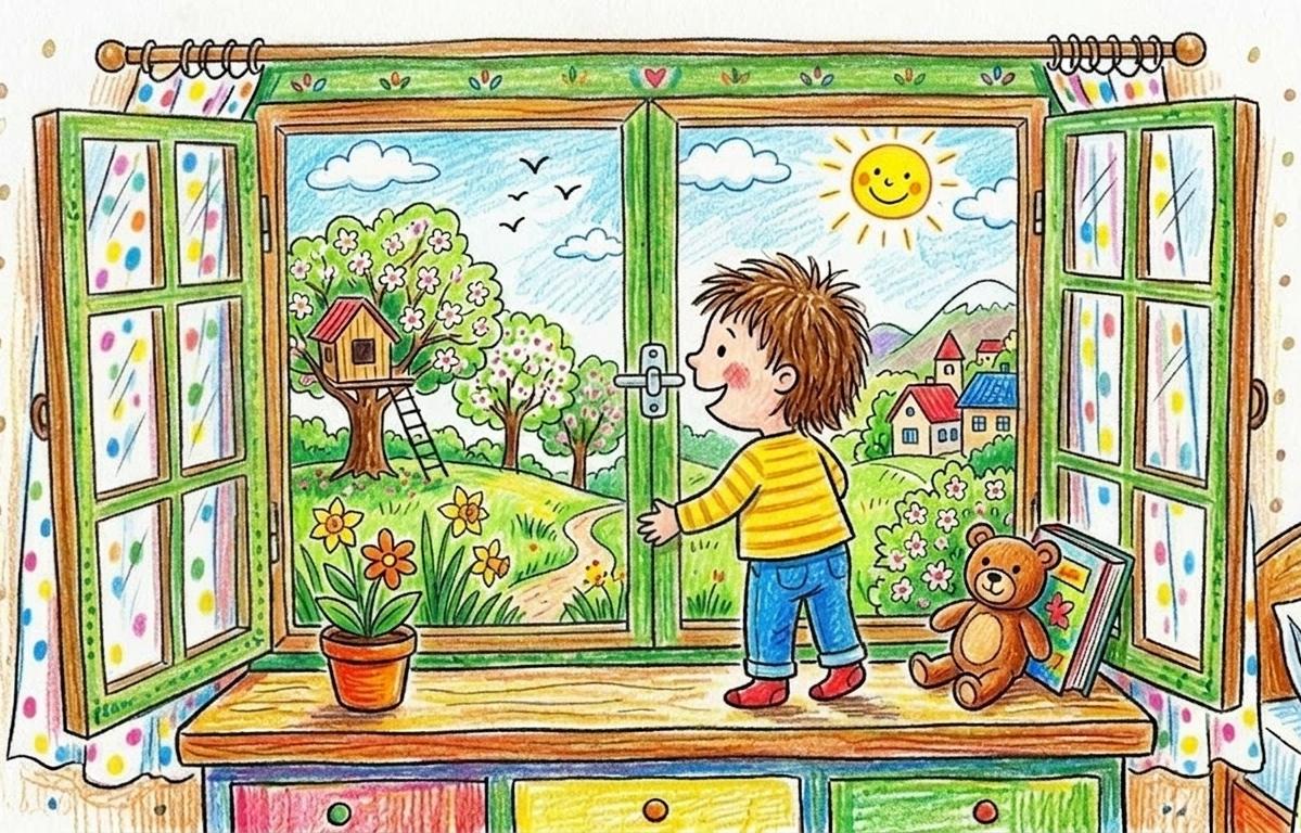 Безопасность и открытые окна: простые правила, которые спасут жизнь детей Иллюстрация сгенерирована ИИ