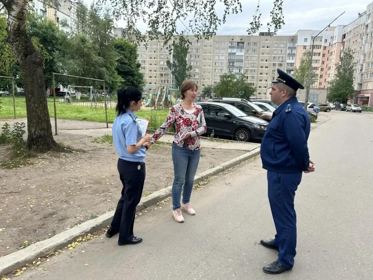 Житель Удомли добился ремонта придомовой территории от УК Фото: прокуратура Тверской области