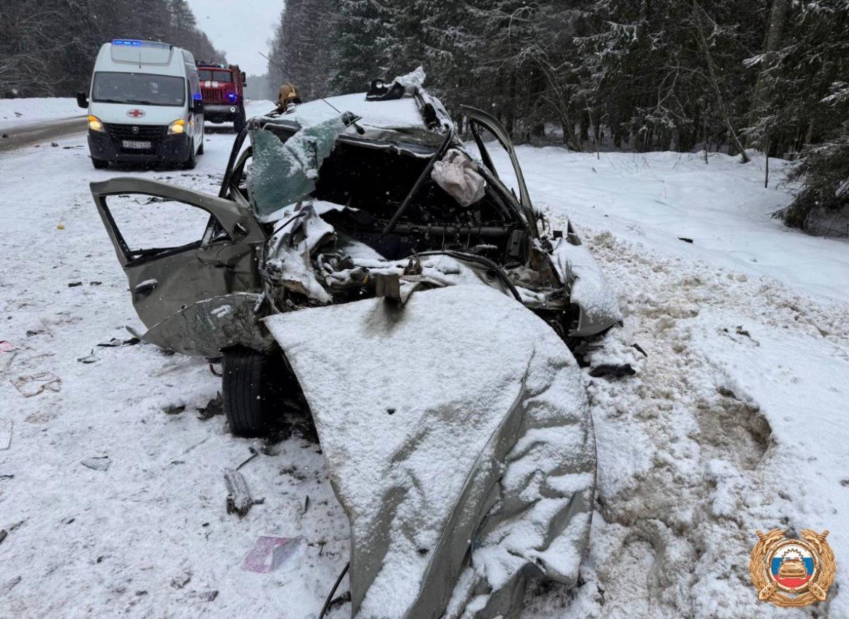 На «Золотом кольце» под Тверью в ДТП с КАМАЗом погиб водитель Фото: ГАИ, МЧС