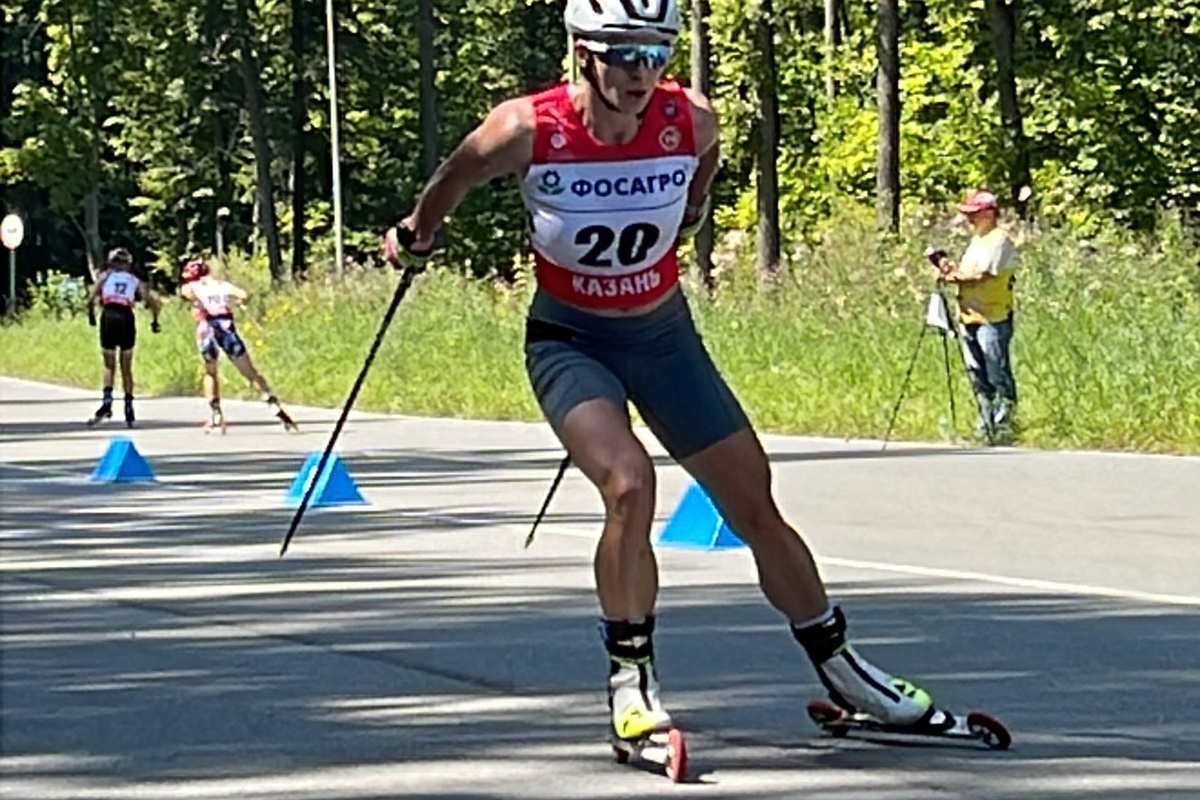 Наталья Терентьева завоевала золото чемпионата России по лыжероллерам