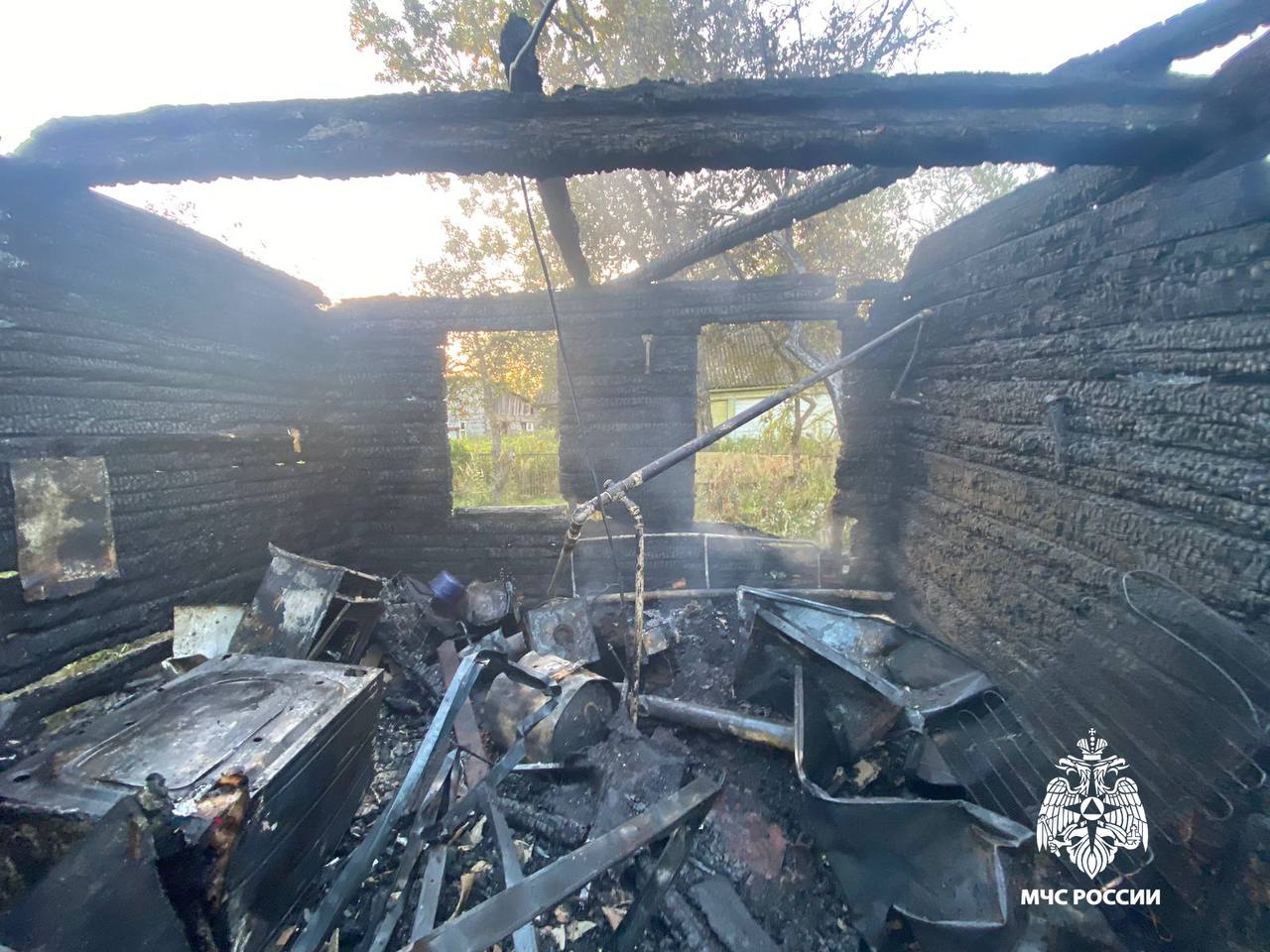 На пожаре под Зубцовом погиб человек 