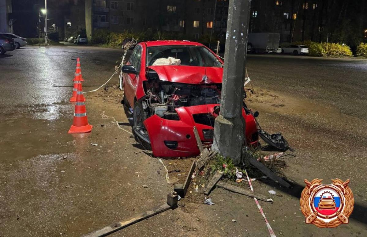 Под Тверью мужчина на Toyota въехал в бетонный столб - новости Афанасий