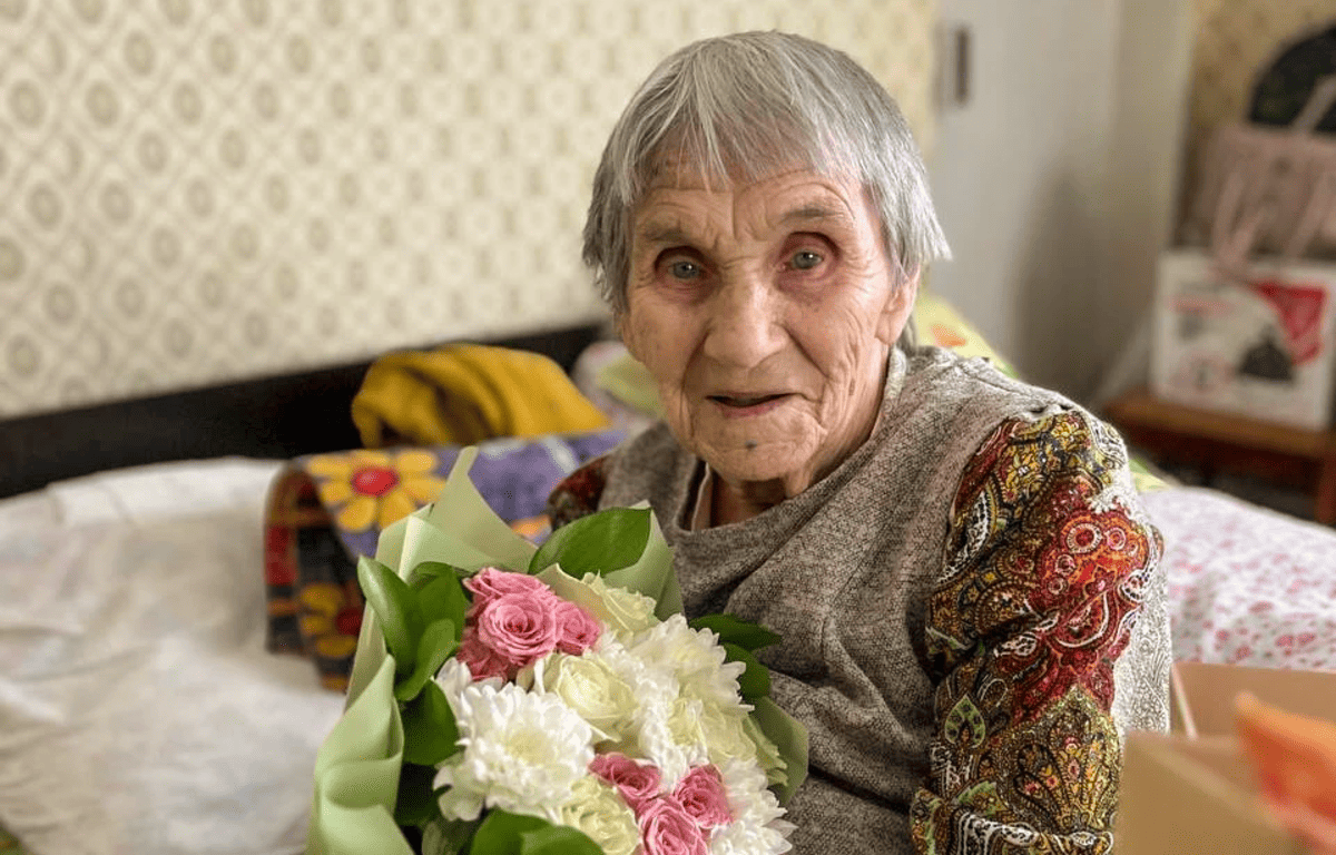 101 год отмечает ветеран Галина Васильевна Николаева из Твери Фото предоставлено правительством Тверской области