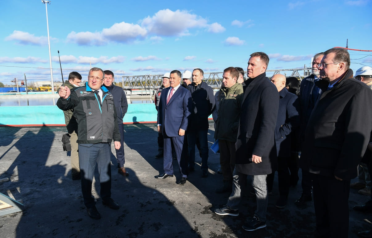 Председатель Правительства РФ Дмитрий Патрушев и губернатор Игорь Руденя ознакомились с ходом реализации проекта «Оздоровление Волги» в Тверской области - новости Афанасий