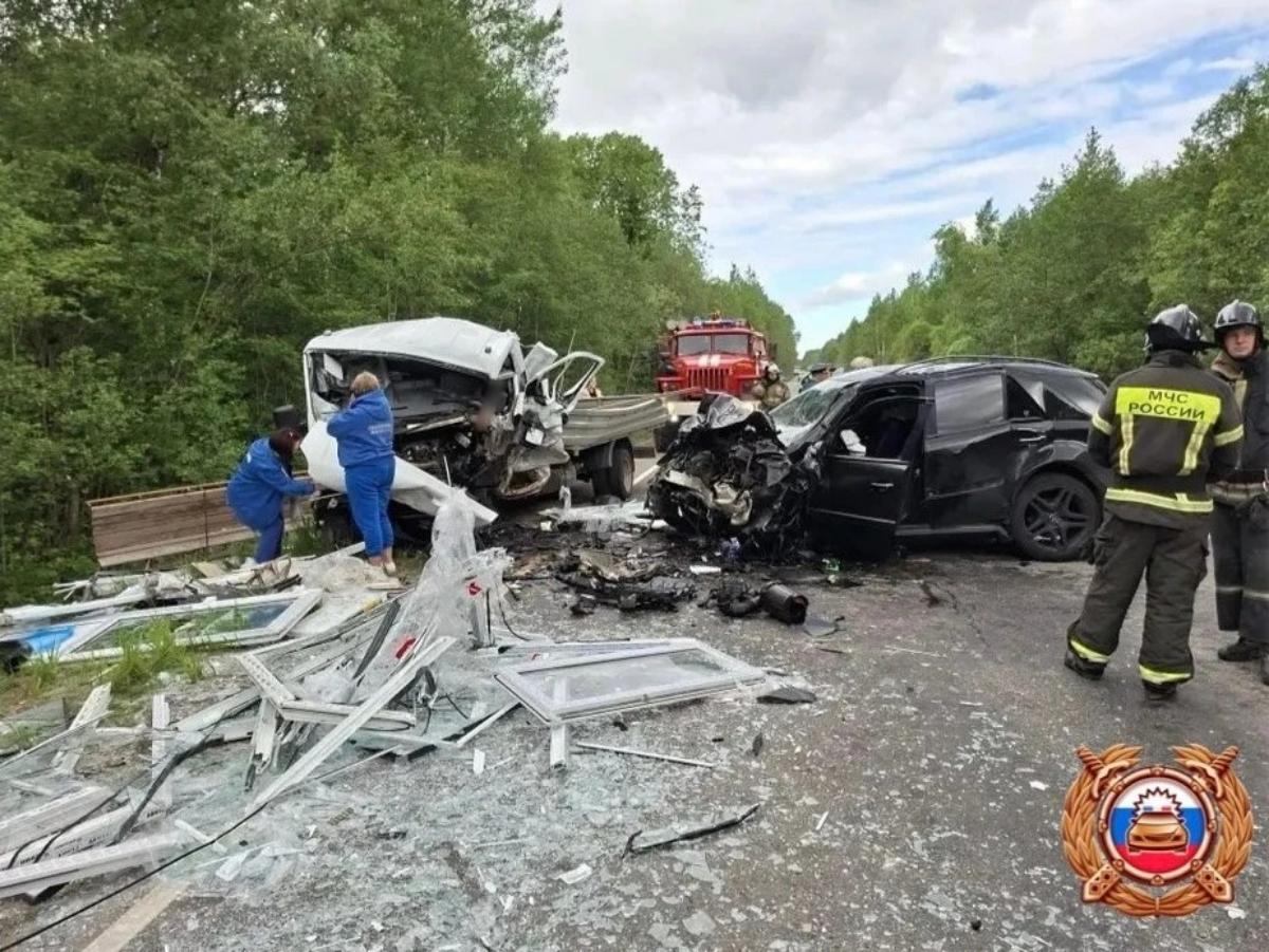 Появились фотографии с места смертельного ДТП в Кимрском округе Фото: ГАИ