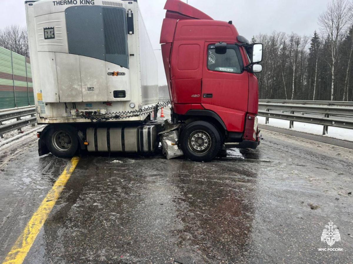 На ДТП с фурой под Торжком выезжали спасатели Фото: МЧС