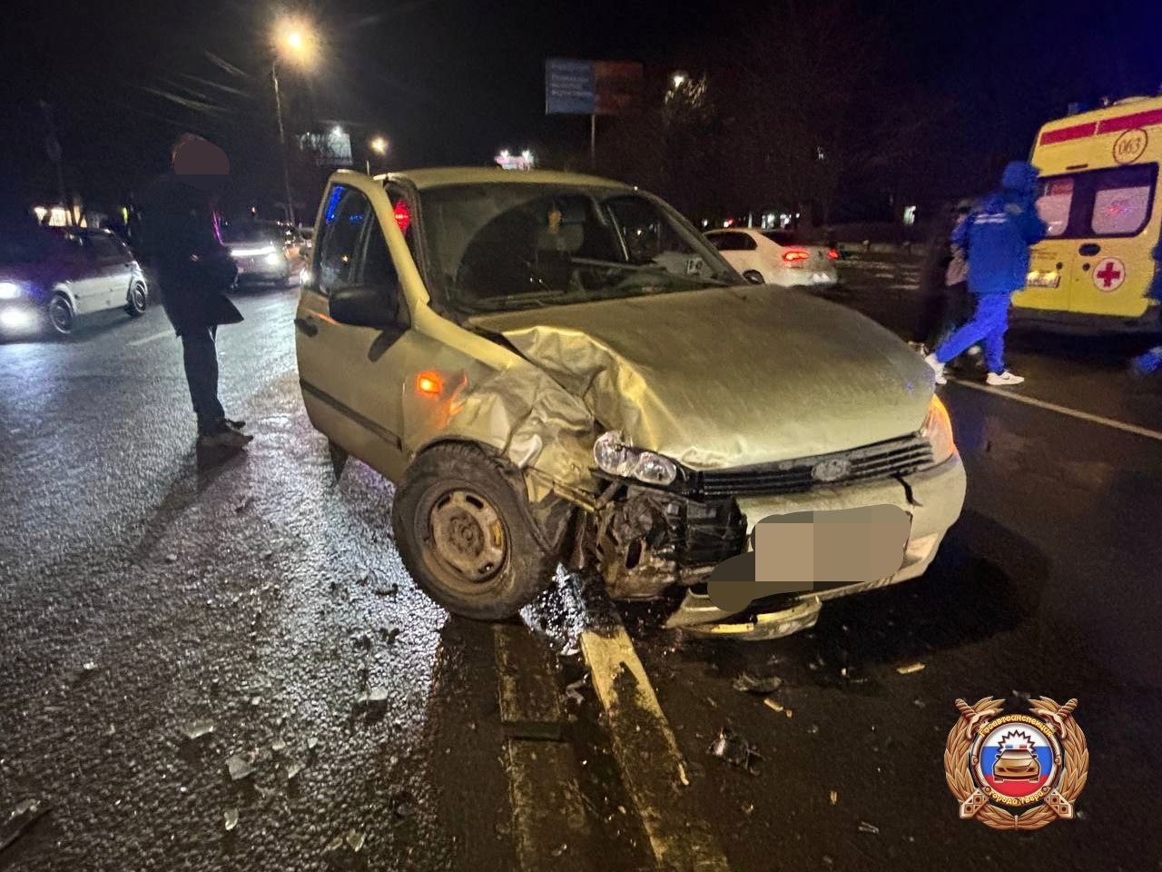 В Твери на проспекте Чайковского в ДТП пострадала женщина Фото: ГАИ