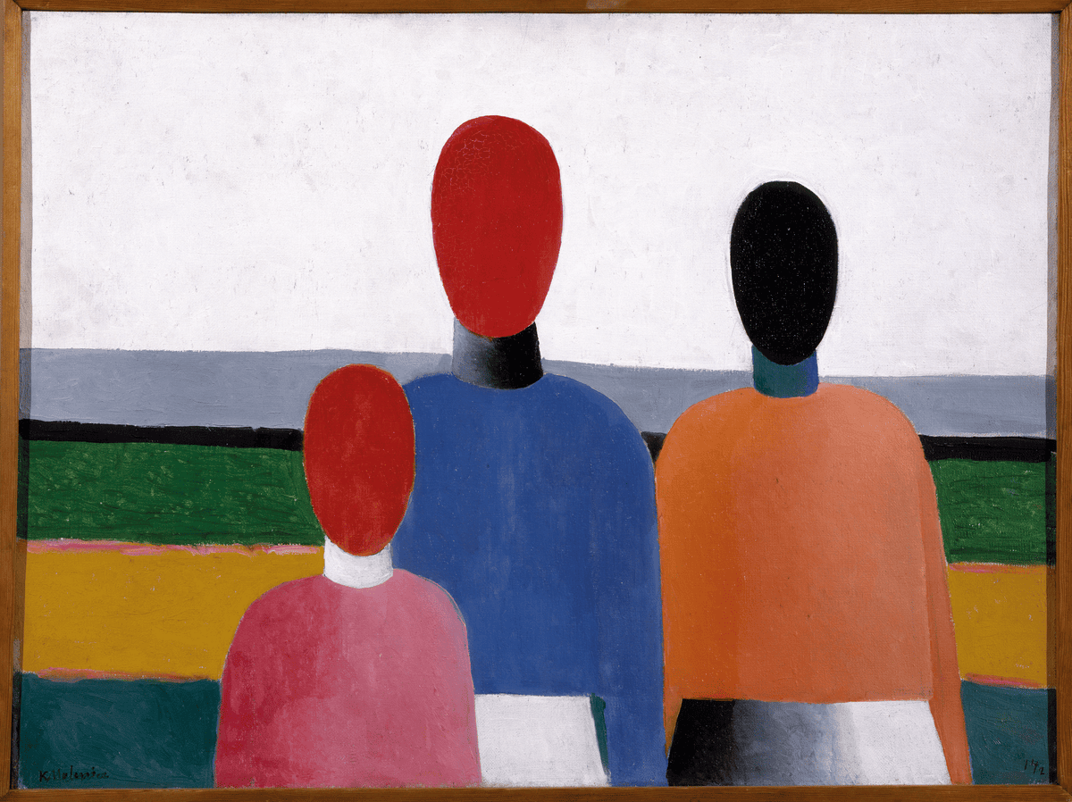 Авангардные выходные можно провести в Русском музее На главной: Казимир Малевич. Три женские фигуры. Начало 1930-х