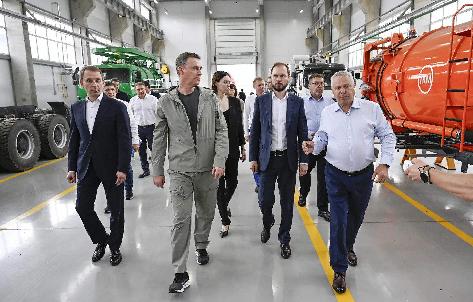 Патрушев отметил работу Виталия Королева по ускорению стройки очистных в регионе Фото: 
https://max.ru/government_rus 