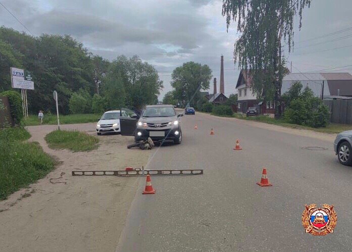 В Осташкове под машину попал 68-летний велосипедист