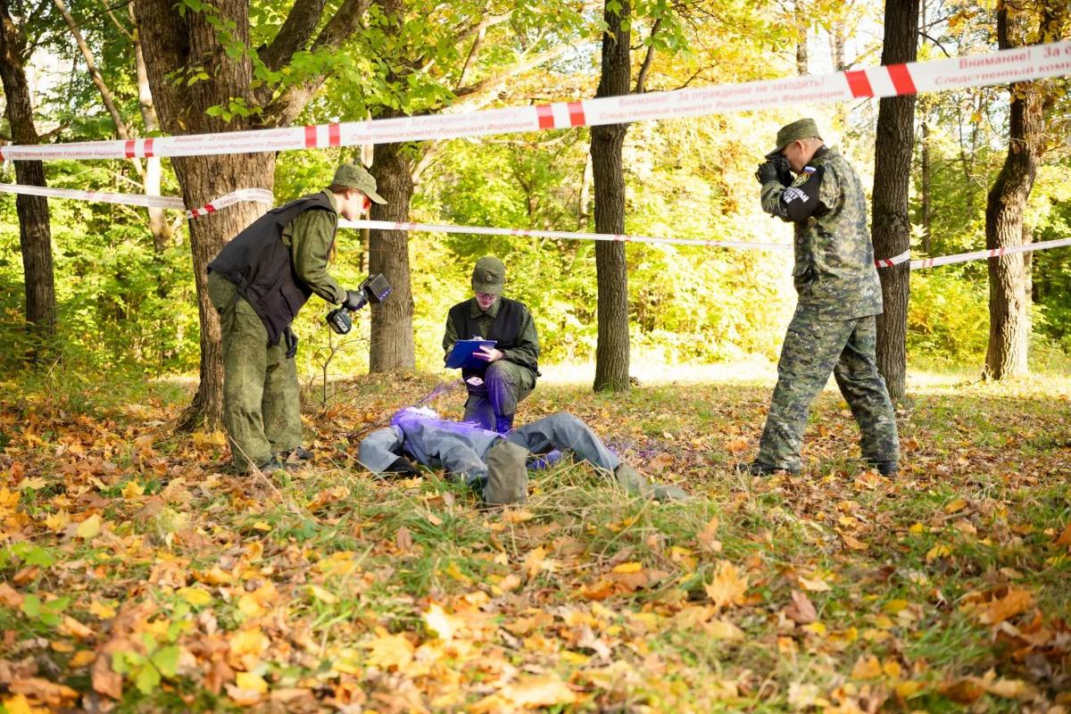 Тверские следователи тренировались искать вещдоки в лесу и на дне реки Фото: СУ СК РФ по Тверской области