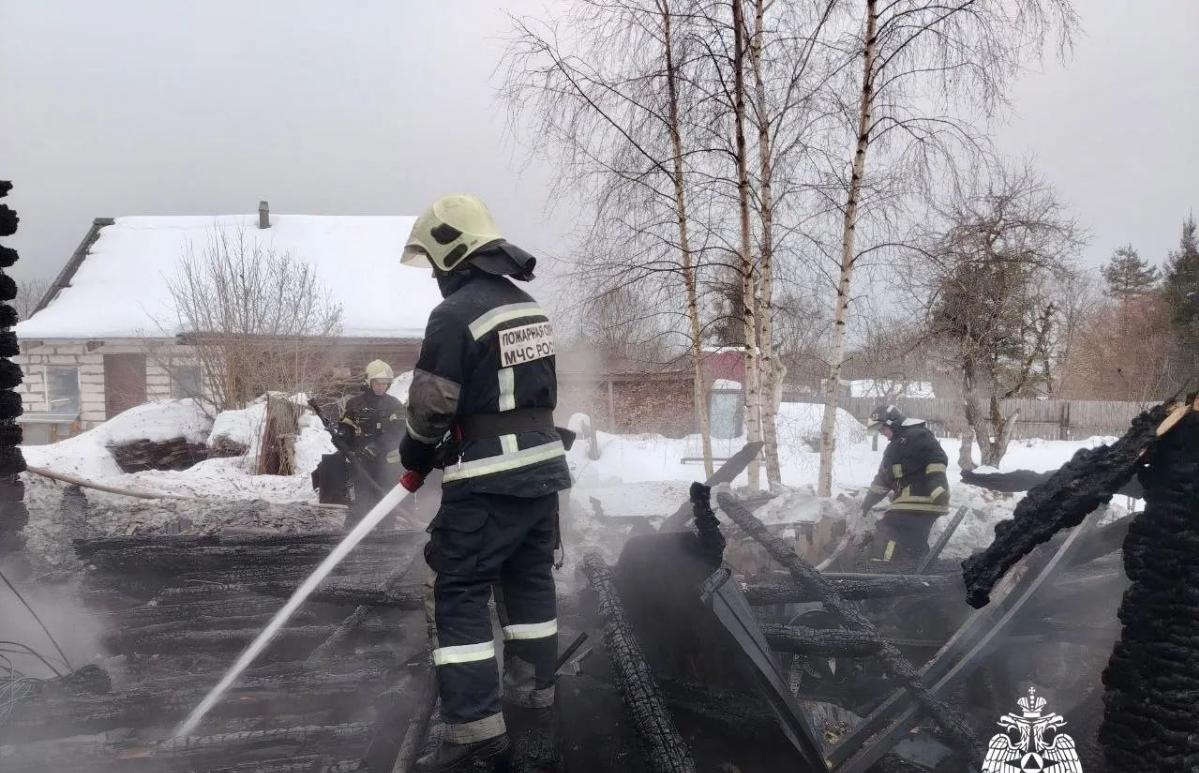 В деревне под Тверью пожар уничтожил жилой дом - новости Афанасий