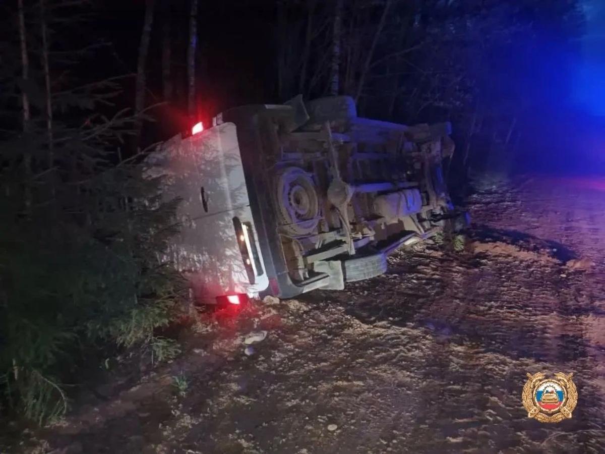 Под Осташковом погиб водитель автомобиля, съехавшего с дороги Фото: ГАИ