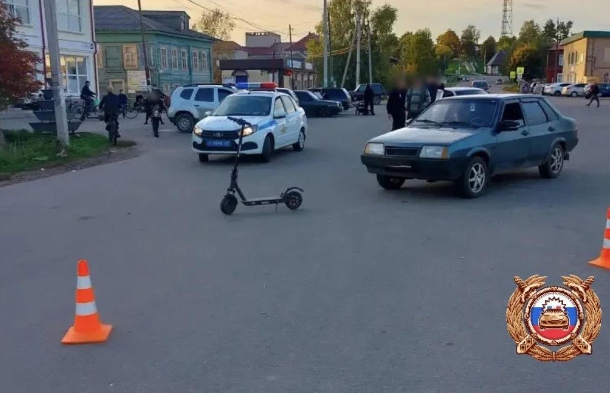 13-летняя самокатчица пострадала в ДТП в Кесовой Горе - новости Афанасий