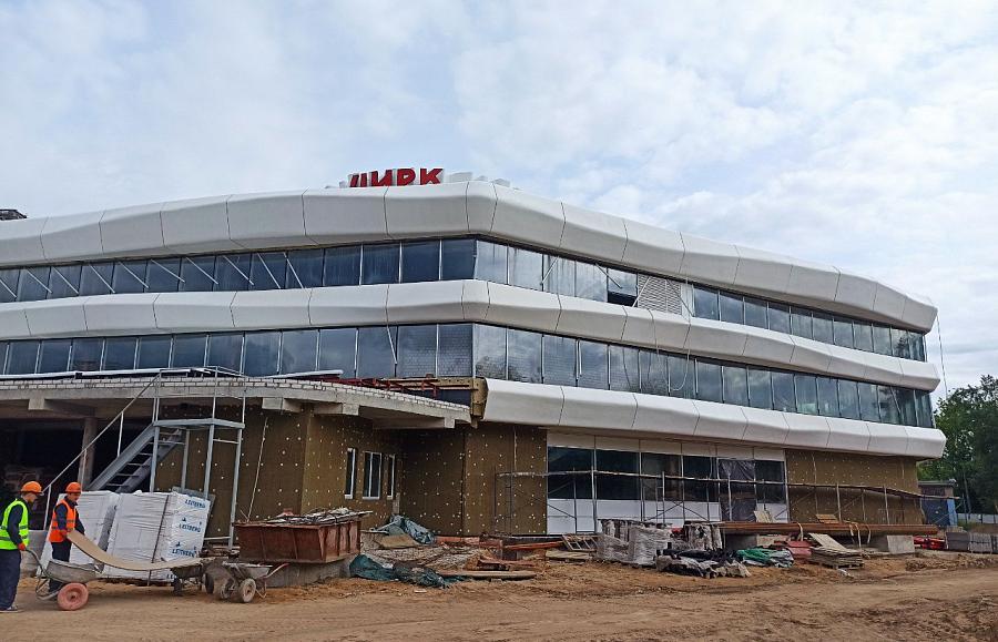 В цирке Твери завершается монтаж 3D-элементов наружной «короны» купола - новости Афанасий