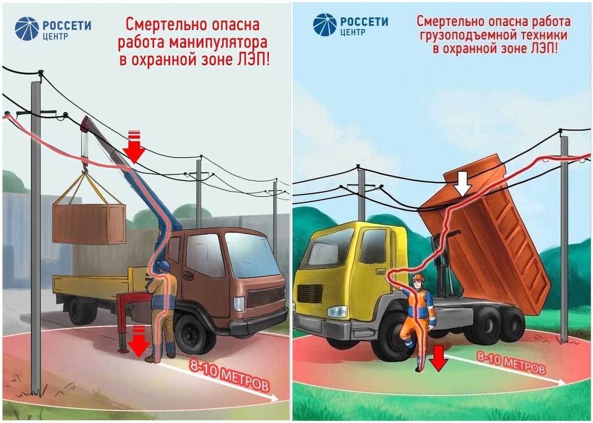 Тверские энергетики предупредили об опасности при проведении работ под ЛЭП  - новости Афанасий