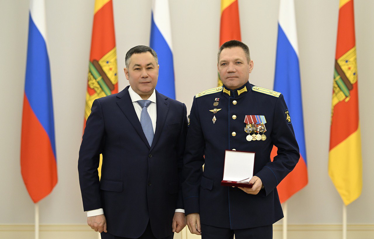 Губернатор Игорь Руденя в преддверии Дня защитника Отечества вручил государственные и региональные награды жителям Тверской области Фото предоставлено правительством Тверской области