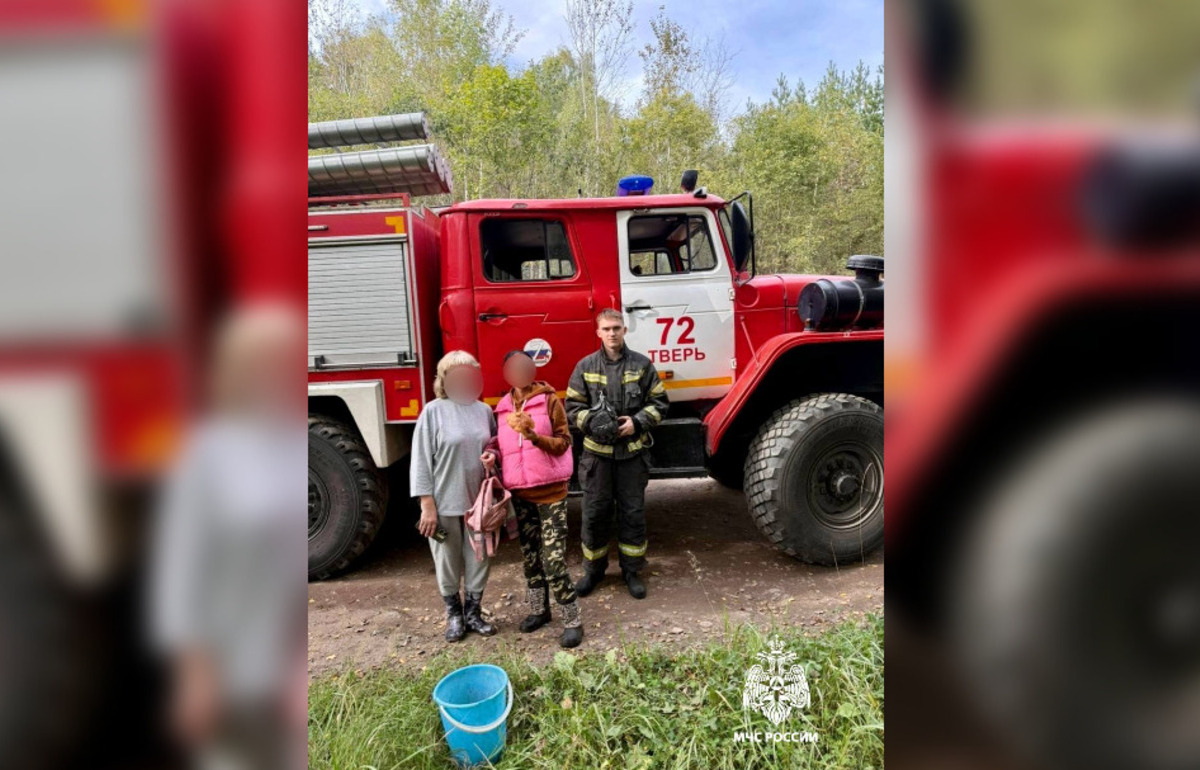 Под Тверью нашли потерявшихся в лесу грибников Фото: МЧС