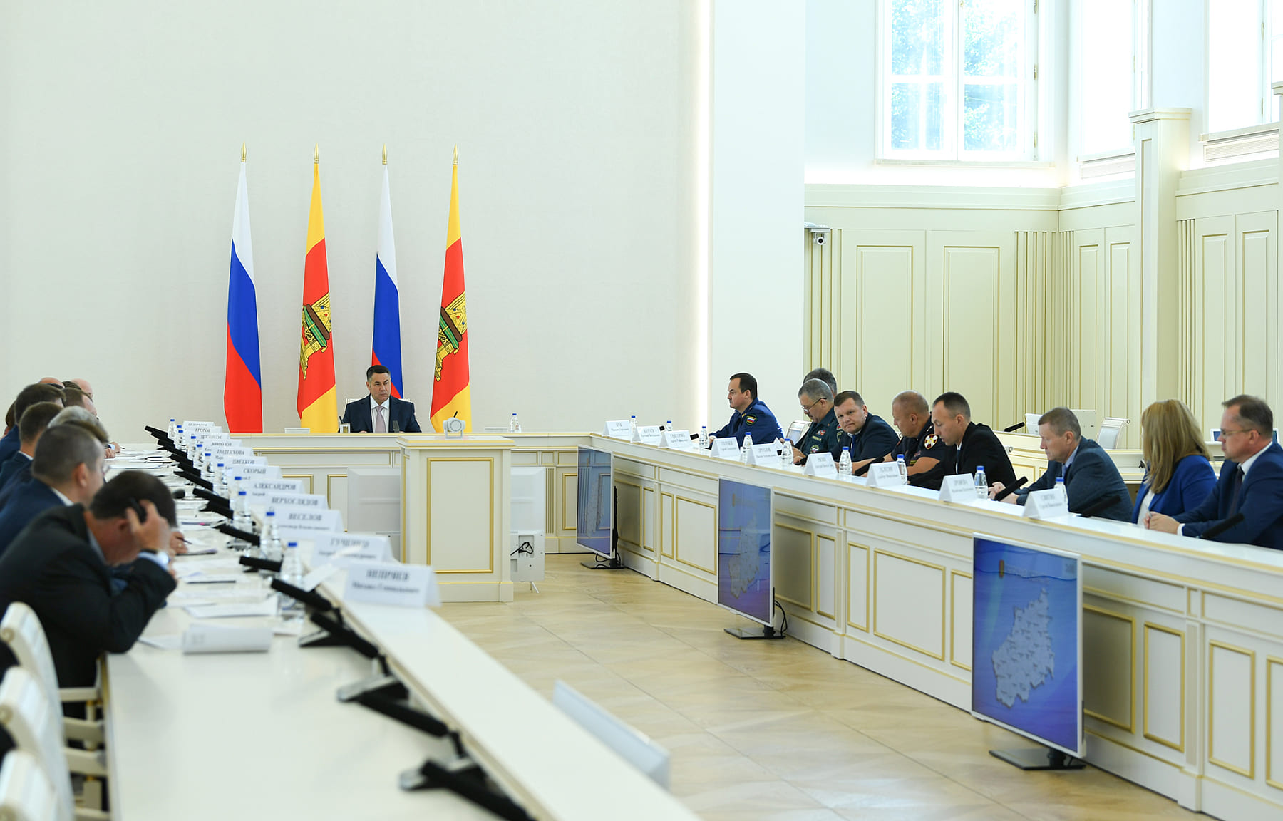 Губернатор Игорь Руденя провел заседание Антитеррористической комиссии в Тверской области Фото: правительство Тверской области