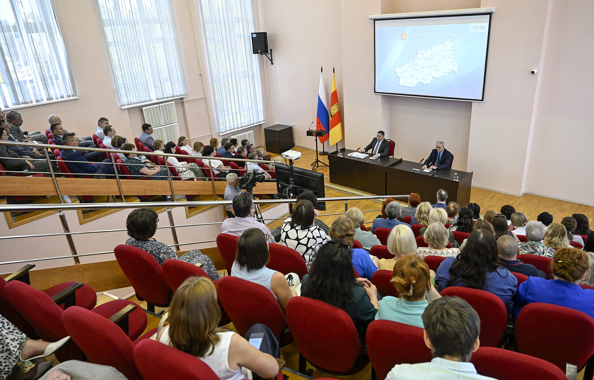 Игорь Руденя провел расширенное заседание Совета главных врачей Тверской области Фото предоставлено правительством Тверской области