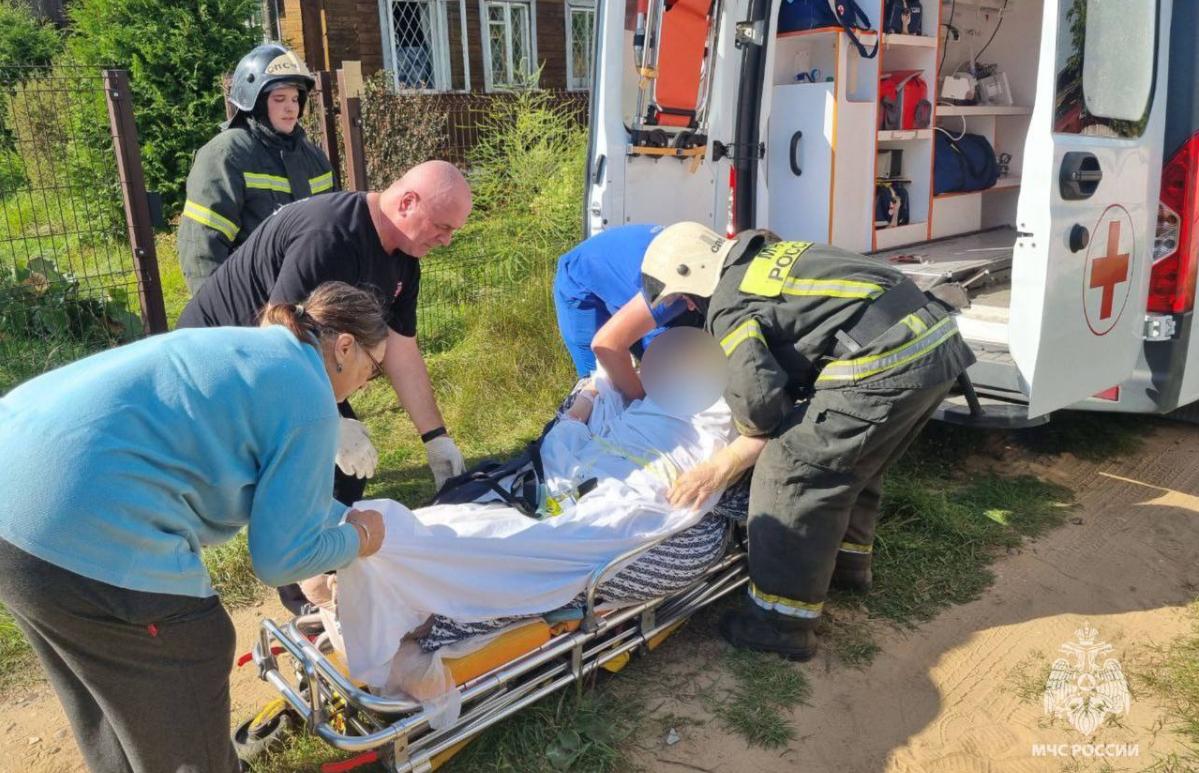 В СНТ под Тверью пожарные помогли фельдшерам погрузить пациентку в «скорую» - новости Афанасий