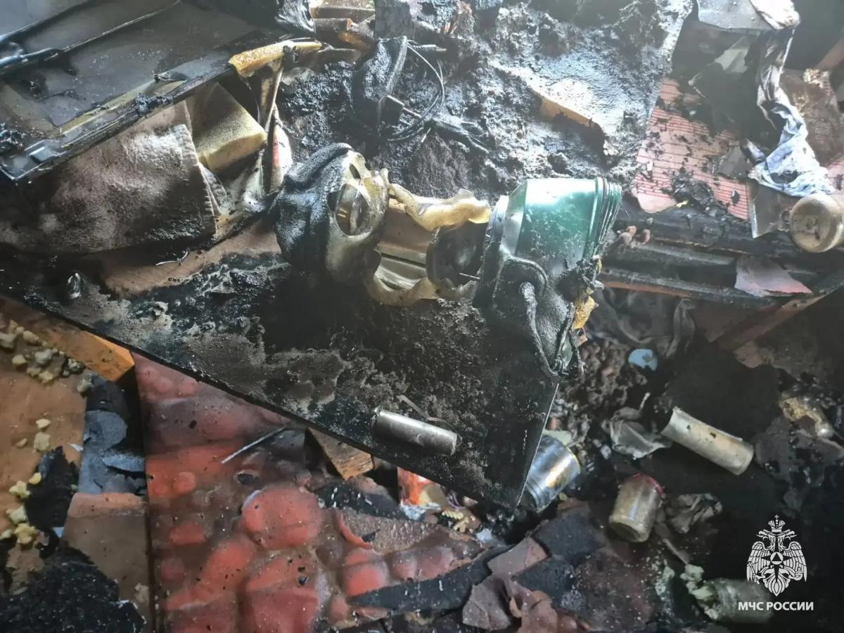 В деревне под Кашином случился пожар из-за ручного фонаря Фото: МЧС