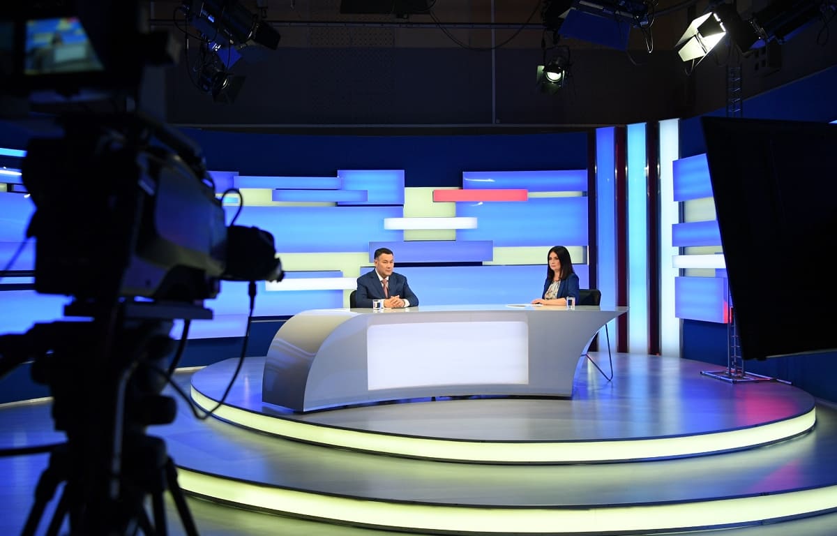 Сегодня губернатор Тверской области вновь даст интервью в «Прямом эфире» на «Россия 24» Тверь Фото: правительство Тверской области