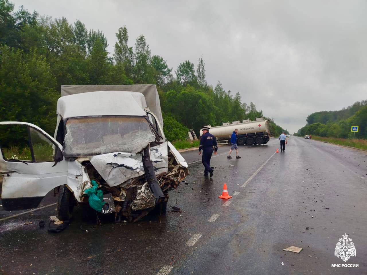Один человек погиб в ДТП с бензовозом в Тверской области