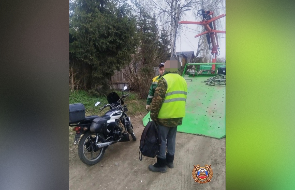 В Твери инспекторы ДПС остановили подростка на питбайке Фото: ГАИ